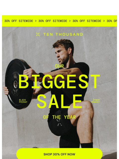 tenthousand newsletter: Get 30% Off Sitewide