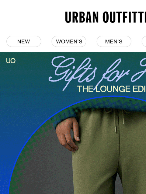 urbanoutfitters newsletter: more cozy gifts he’ll love…