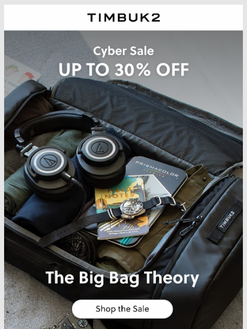 timbuk2 newsletter: Engineered for Performance | up to 30% Off