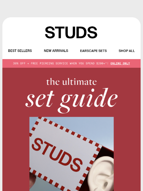 studs newsletter: The Ultimate Set Guide 🎁