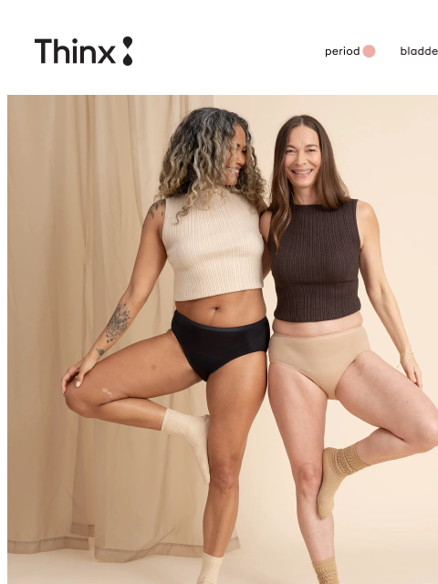 shethinx newsletter: Grab a set—and save 30%