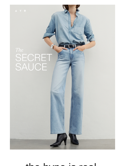 ayr newsletter: Vogue’s favorite jean