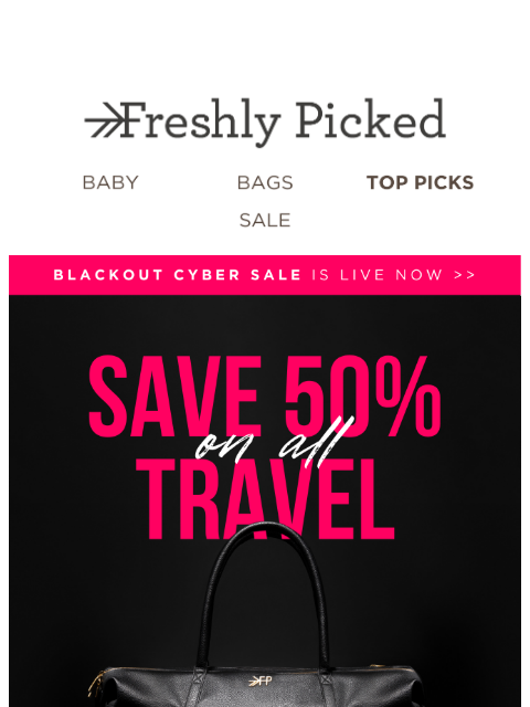 freshlypicked newsletter: ALL TRAVEL ON SALE NOW! ✈️🌎