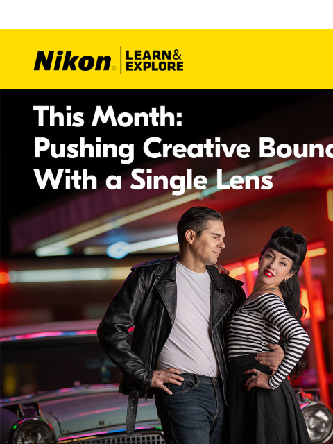 Discover new ways to challenge your creativity with a single lens. View as web page Nikon Learn and Explore | This Month: Pushing Creative Boundaries With a Single Lens Creating that iconic moment.