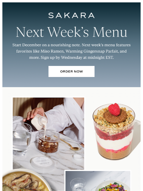 sakaralife newsletter: Start December Feeling Your Best