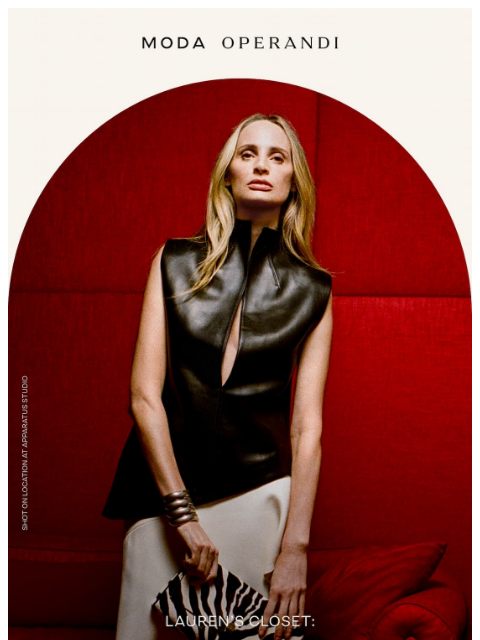 modaoperandi newsletter: These are a few of my favorite things