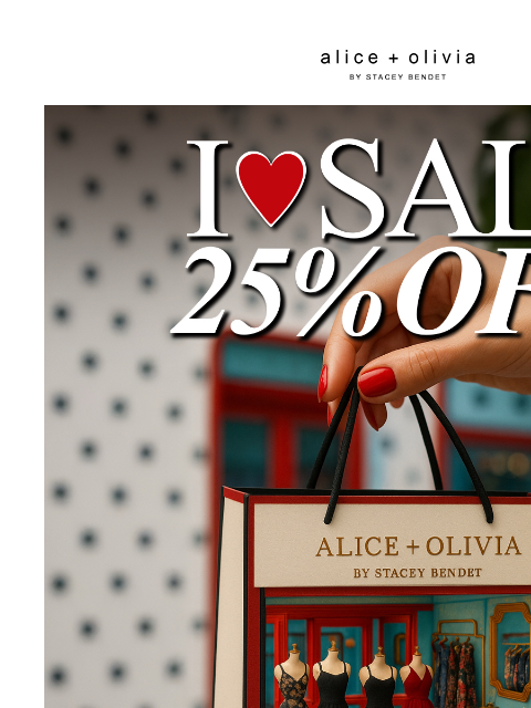 aliceandolivia newsletter: THE SALE TO END ALL SALES
