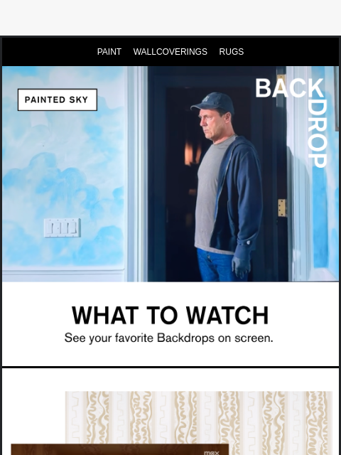backdrophome newsletter: WHAT TO WATCH 👀