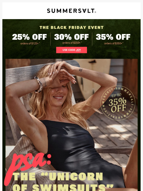 summersalt newsletter: A *Very Important* Sidestroke Update