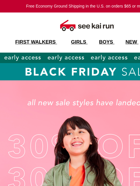 seekairun newsletter: The Deals Keep Running! 30% Off Select Styles!