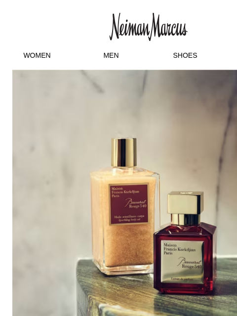 neimanmarcus newsletter: The Roundup: Holiday Scents