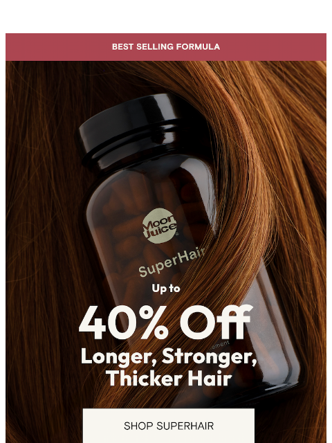 moonjuice newsletter: up to 40% off hair magic