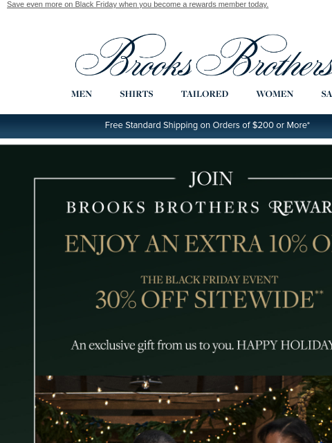 brooksbrothers newsletter: An EXTRA 10% off, on top of 30% OFF