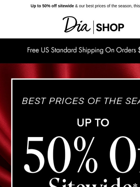 dia newsletter: BLACK FRIDAY STARTS NOW 💖​