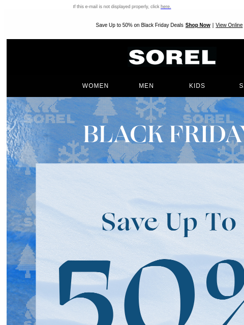 Shop up to 50% on top-selling styles If this e-mail is not displayed properly, click here. Save Up to 50% on Black Friday Deals Shop Now ‌ ‌ ‌ ‌ ‌ ‌ ‌ ‌ ‌ ‌ ‌ ‌ ‌ ‌ ‌ ‌ ‌ ‌ ‌ ‌ ‌ ‌ ‌ ‌ ‌ ‌ ‌ ‌ ‌ ‌ ‌ ‌