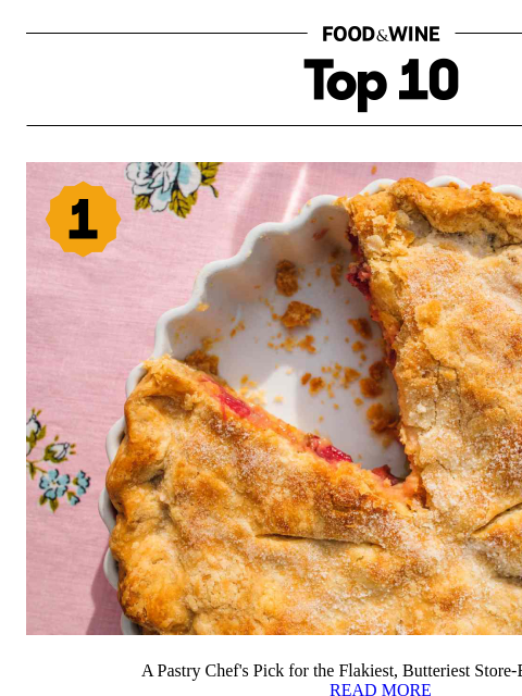 foodandwine newsletter: Pastry Chefs Swear by This Store-Bought Dough