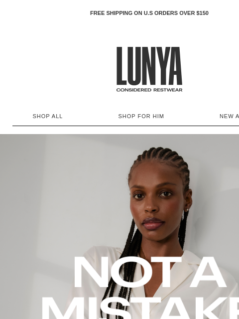 lunya newsletter: THESE? ON SALE?