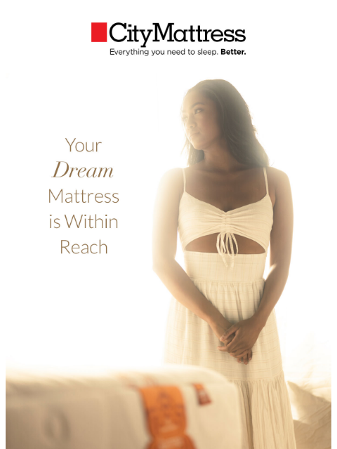 citymattress newsletter: This is your sign to upgrade your sleep