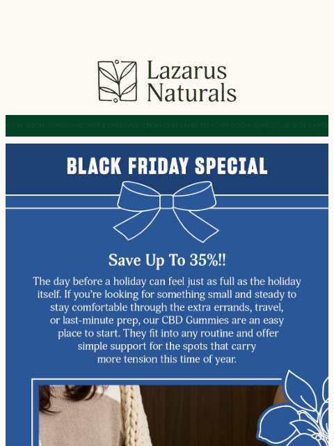 lazarusnaturals newsletter: 🎯Wishlist Approved: Up to 35% Off Everything