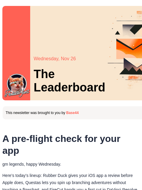 producthunt newsletter: 😸 Beat Apple at their own game