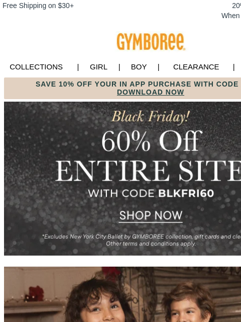 gymboree newsletter: Festive Looks 🤝 Holiday Traditions