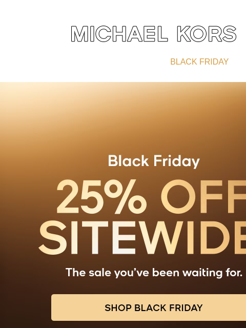 michaelkorsmail newsletter: It’s Live: The Black Friday Event!