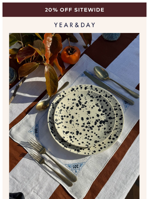 yearandday newsletter: Our Thanksgiving Tablescape 🍂