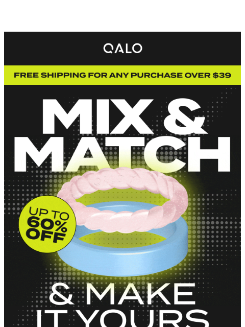 qalo newsletter: Make it personal - and SAVE