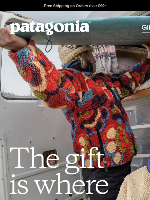 patagonia newsletter: Our favorite gifts for a good winter