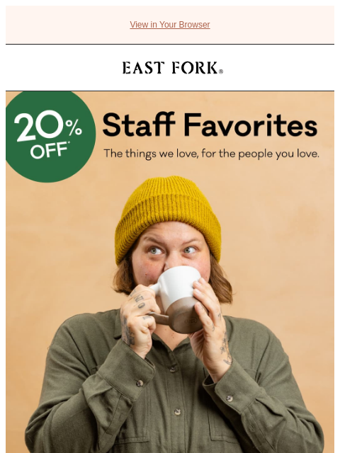 eastfork newsletter: Our team's go-to gifts
