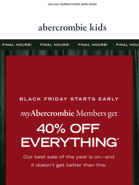 use your myAbercrombie perks wisely ͏ ͏ ͏ ͏ ͏ ͏ ͏ ͏ ͏ ͏ ͏ ͏ ͏ ͏ ͏ ͏ ͏ ͏ ͏ ͏ ͏ ͏ ͏ ͏ ͏ ͏ ͏ ͏ ͏ ͏ ͏ ͏ ͏ ͏ ͏ ͏ ͏ ͏ ͏ ͏ ͏ ͏ ͏ ͏ ͏ ͏ ͏ ͏ ͏ ͏ ͏ ͏ ͏ ͏ ͏ ͏ ͏ ͏ ͏ ͏ ͏ ͏ ͏ ͏ ͏ ͏ ͏ ͏ ͏ ͏ ͏ ͏ ͏ ͏ ͏ ͏ ͏ ͏ ͏ ͏ ͏ ͏ ͏