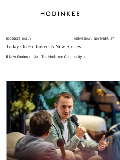 Today on Hodinkee... House Of Craft: Independent Watchmaker Simon Brette On His Journey To Watches, And What The Future Holds | Hodinkee Daily – Wednesday, November 27 | Today On Hodinkee: 5 New