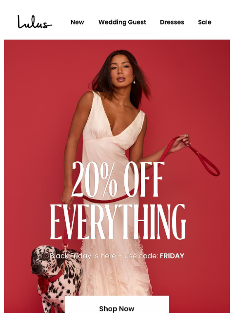 lulus newsletter: 20% Off and Going FAST