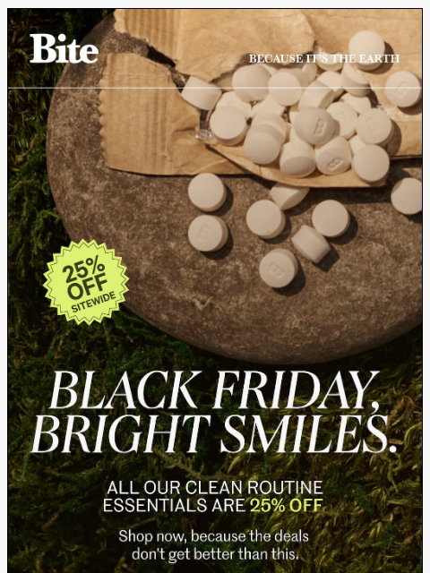 bitetoothpastebits newsletter: Your access is still open.