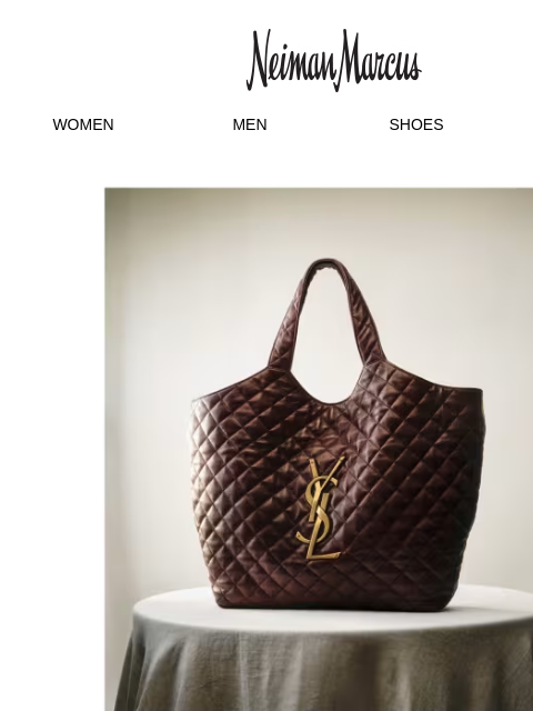 neimanmarcus newsletter: The Roundup: Saint Laurent Bags