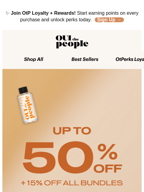 ouithepeople newsletter: Cyber Week Is On - Don’t Miss Out! 🧡