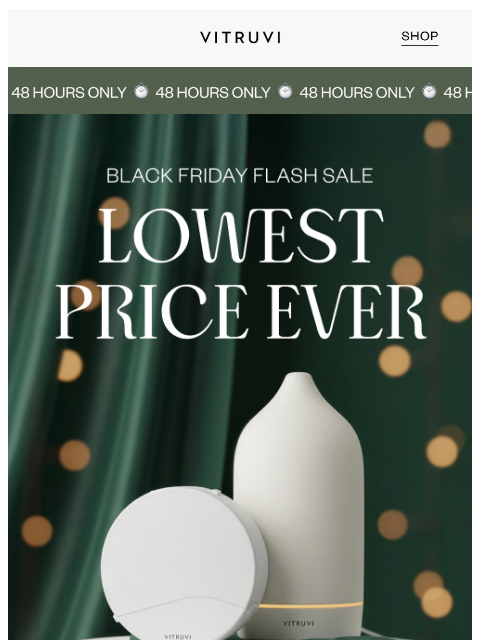 vitruvi newsletter: 48 HOUR DEAL 🚨 40% Off Stone + Push