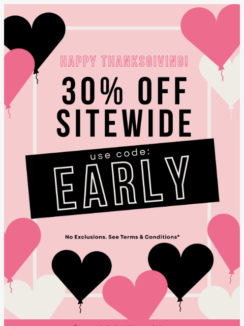spearmintlove newsletter: 🍁 Give Thanks with 30% Off Everything - Happy Tha...