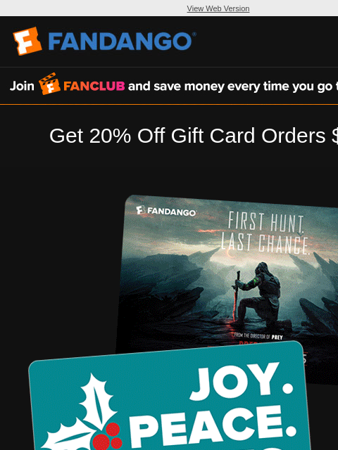 fandango newsletter: 🦃Your Thanksgiving Movie Feast