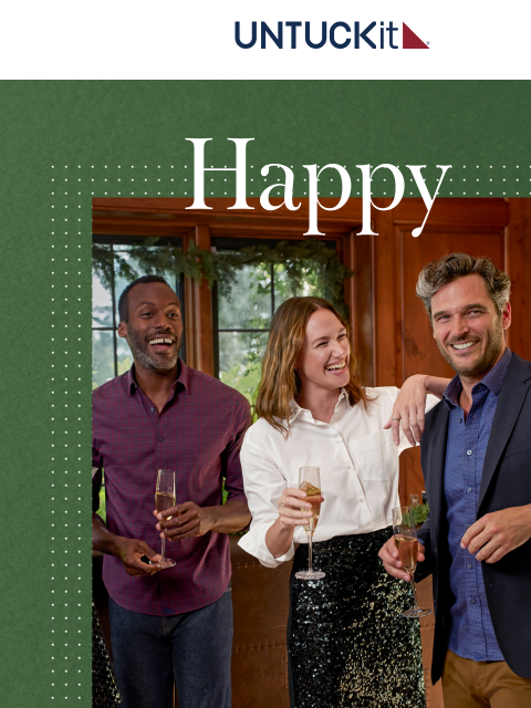 untuckit newsletter: Happy Thanksgiving! 🦃