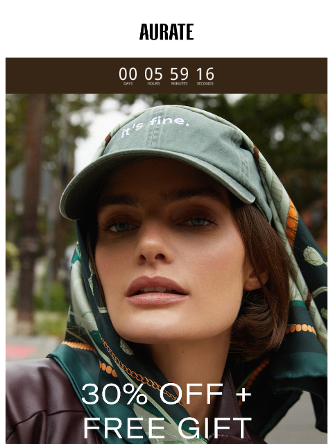 auratenewyork newsletter: FREE GIFT WITH PURCHASE