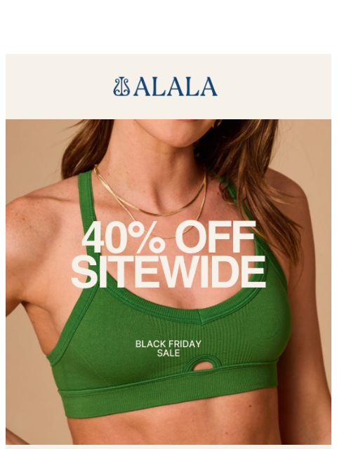 alalastyle newsletter: 🦃 Your Favorites Are Now 40% Off
