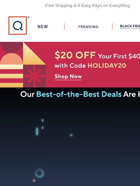 qvcemail newsletter: Let's Go Black Friday Sale Shopping