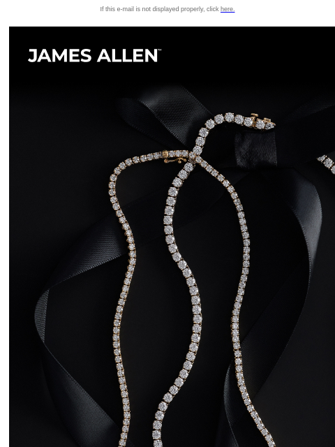 jamesallen newsletter: Meet Your Match: The Iconic Tennis Necklace