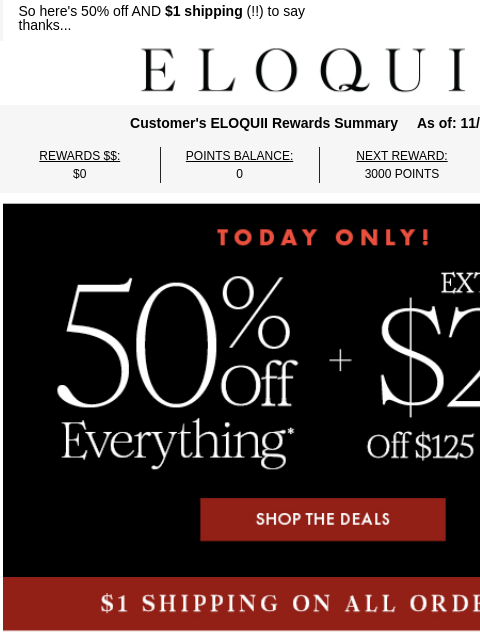 eloquii newsletter: THANKFUL FOR YOU 🫶