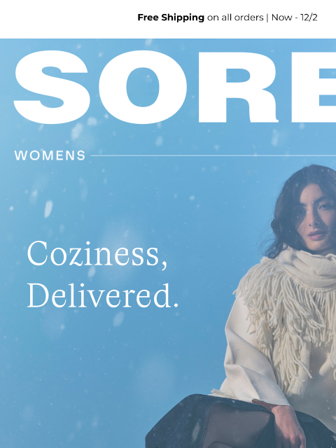 sorel newsletter: Your Holiday-Ready Warmth Starts Here
