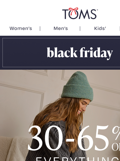 toms newsletter: Save Big on Best Sellers - Up to 65% Off 