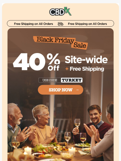 cbdfx newsletter: Enjoy a scoop of 40% OFF SITE-WIDE with your pumpk...