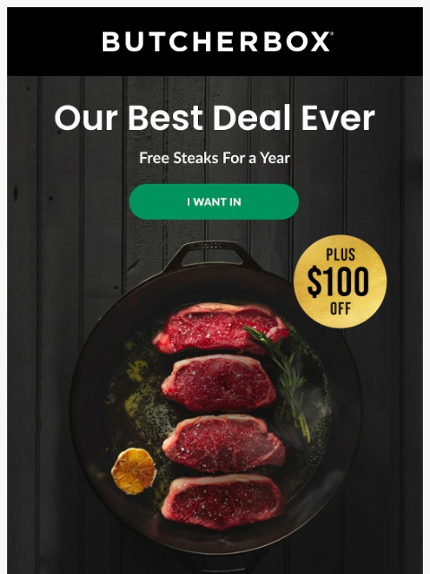 butcherbox newsletter: It's here and it's unbelievable