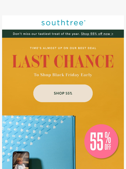 southtree newsletter: URGENT: Your Deal Expires TONIGHT —>